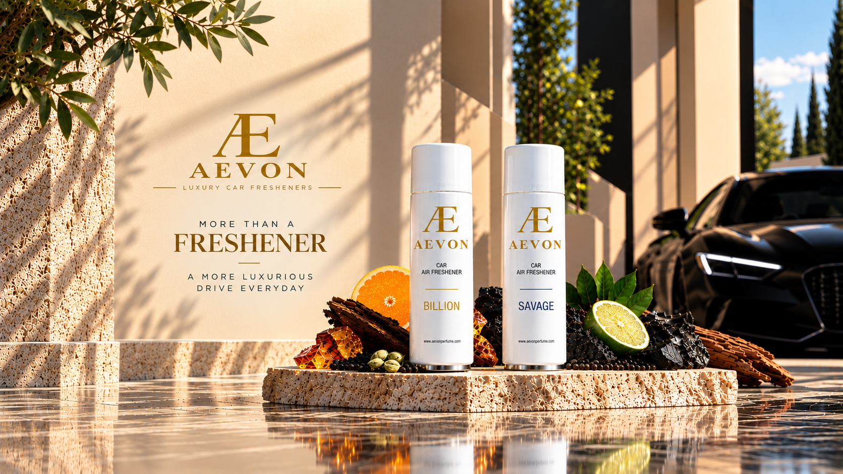 AEVON luxury car fresheners — Billion and Savage